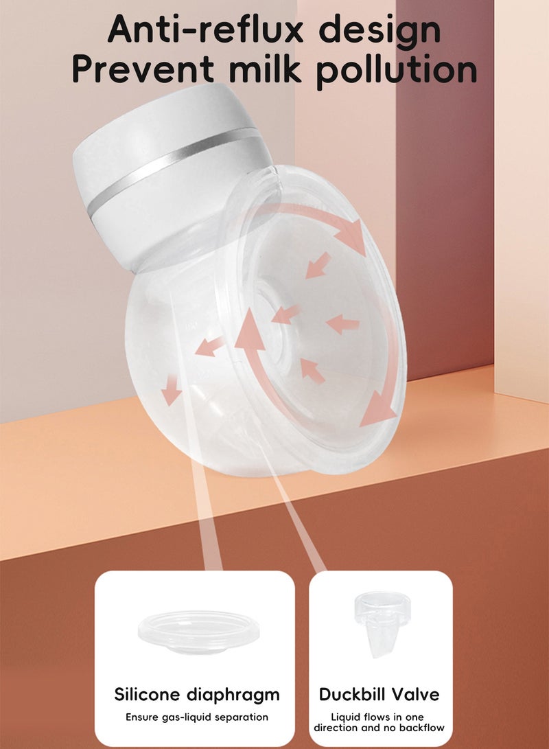 بيت الشاي "مضخة ثدي كهربائية محمولة مع شاشة LED، 3 أوضاع، 12 مستوى لضبط الشفط، سعة 180 مل - أبيضمضخة حليب " - Image 4