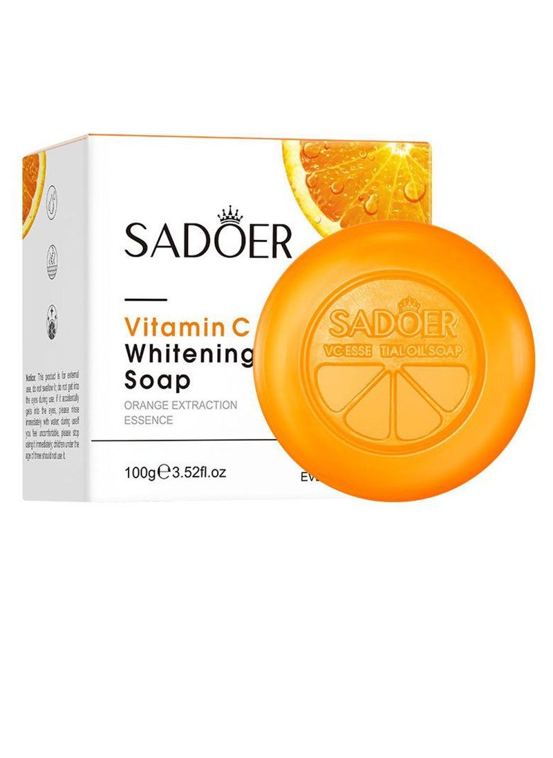 Vitamin C set from SADOER consisting of mask + C soap + facial cleanser