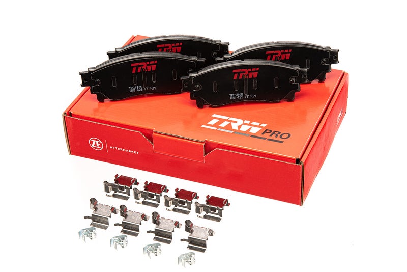 TRW Pro TRH1375ES Disc Brake Pad Set For Volkswagen Passat 2012-2020, Front, And Other Applications - Image 4