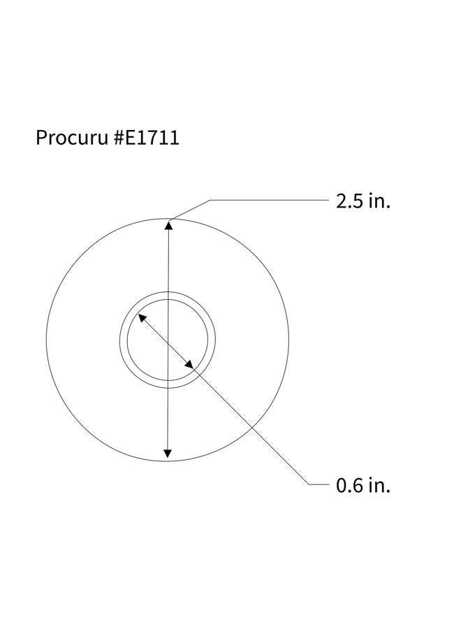 PROCURU [10-Pack] 1/2-Inch (5/8" OD) CTS Escutcheon Wall Cover, Chrome-Plated Steel with SureGrip, for 1/2" Copper Pipe and 1/2" PEX Tubing - Image 4