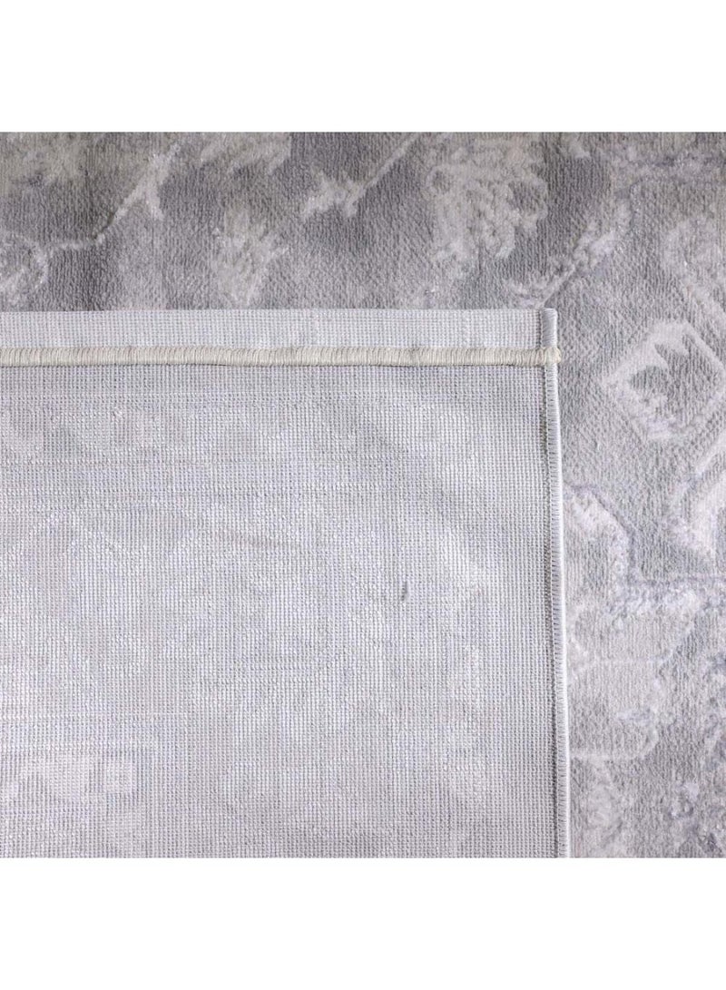 DANUBE HOME Nowa Shine Rug  Polypropylene + Polyester Area Rug Floor Covering L340xW240cm-Light Grey/Cream - Image 3