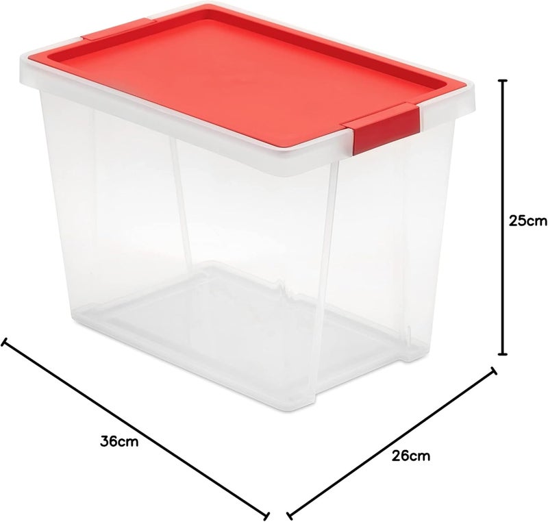 Tatay 15L Storage Box with Lid and Handles - Image 5