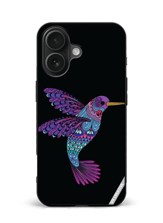 VR CREATIVE Protective Case Cover For Apple iPhone 16 Plus Bird Design Multicolour
