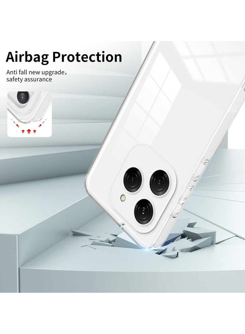 عام حافظة متوافقة مع Tecno Spark 20 Pro، توفر حماية كاملة للجسم، غطاء شفاف ورفيع مضاد للخدش وصدمات لجهاز Tecno Spark 20 Pro. - Image 3