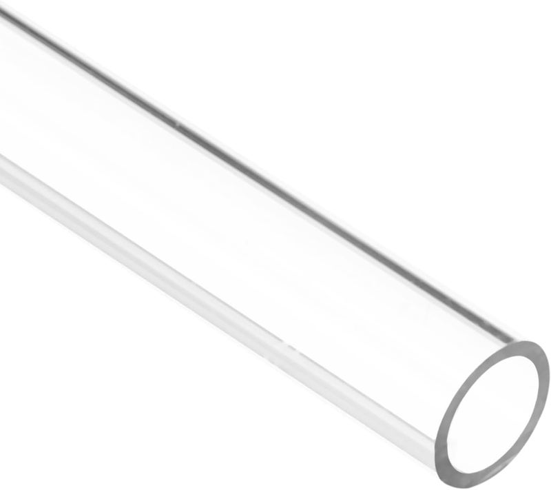 uxcell 2pcs Clear Rigid Tubing Pipe 9mm ID x 12mm OD 1Ft(305mm) Round Plastic Polycarbonate Tube - Image 3