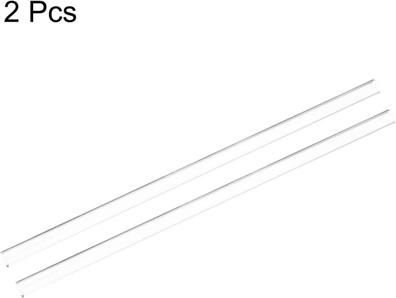 uxcell 2pcs Clear Rigid Tubing Pipe 9mm ID x 12mm OD 1Ft(305mm) Round Plastic Polycarbonate Tube - Image 4