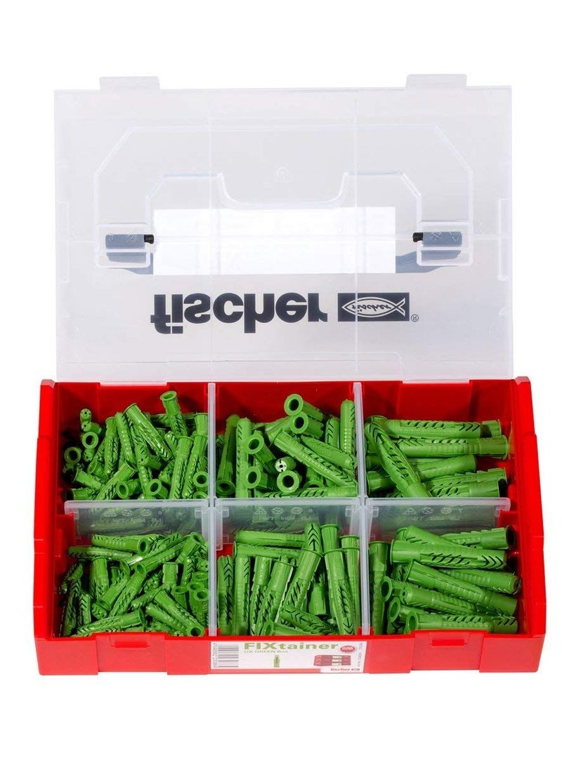 Fischer FIXTAINER - UX Plugs Various Sizes 210pcs