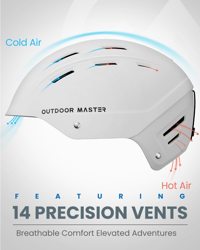 OutdoorMaster Kelvin II Ski Helmet - Snow Sport Helmet Snowboard Helmet for Men Women & Youth - Image 4