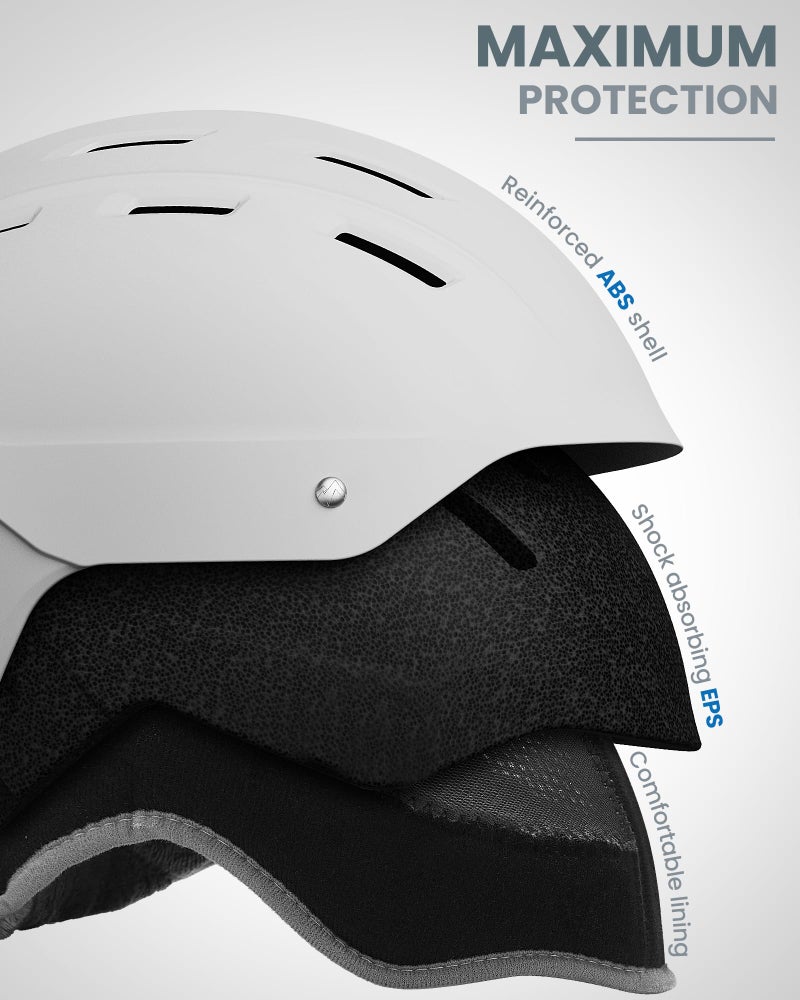 OutdoorMaster Kelvin II Ski Helmet - Snow Sport Helmet Snowboard Helmet for Men Women & Youth - Image 2