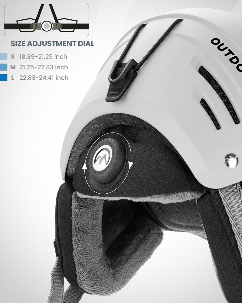 OutdoorMaster Kelvin II Ski Helmet - Snow Sport Helmet Snowboard Helmet for Men Women & Youth - Image 3