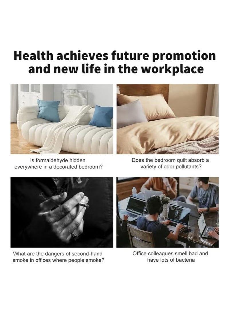 Joshberg Air Purifier for Bedroom Home, Ultra Quiet HEPA Air Filter Cleaner with Auto Mode & 3 Speed for Allergies, Pollen, Pets, Dust, Smokers; Home or Office,CADR 210m³/h, up to 25 m² - Image 5