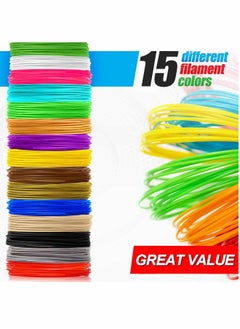 Generic 3D Drawing Pen With Display And Adjustable Speed And Temperature, with 12 Colors Filament, Holiday Christmas Toys Gifts for Kids  - Image 2