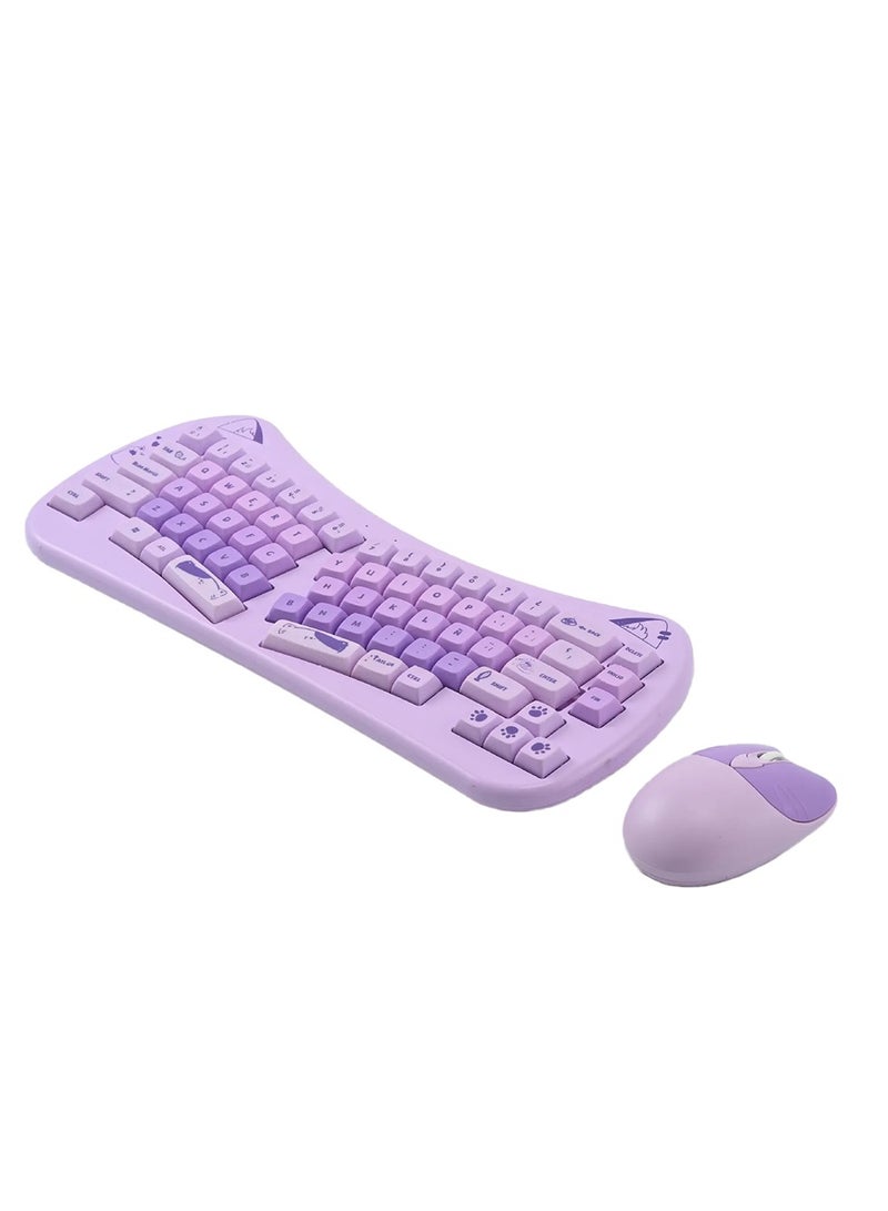 Wireless Keyboard and Mouse Combo DW66 – 2.4G Wireless Set with  USB Receiver | Plug & Play | 10m Stable & Lossless Transmission | Wide Compatibility with Multiple Operating Systems | Compact and Stylish Design for Home & Office  - Image 2