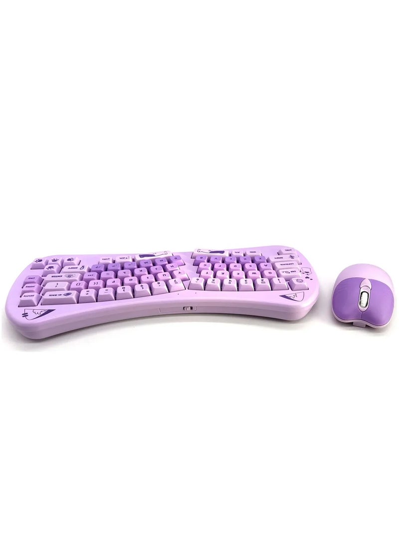 Wireless Keyboard and Mouse Combo DW66 – 2.4G Wireless Set with  USB Receiver | Plug & Play | 10m Stable & Lossless Transmission | Wide Compatibility with Multiple Operating Systems | Compact and Stylish Design for Home & Office  - Image 5