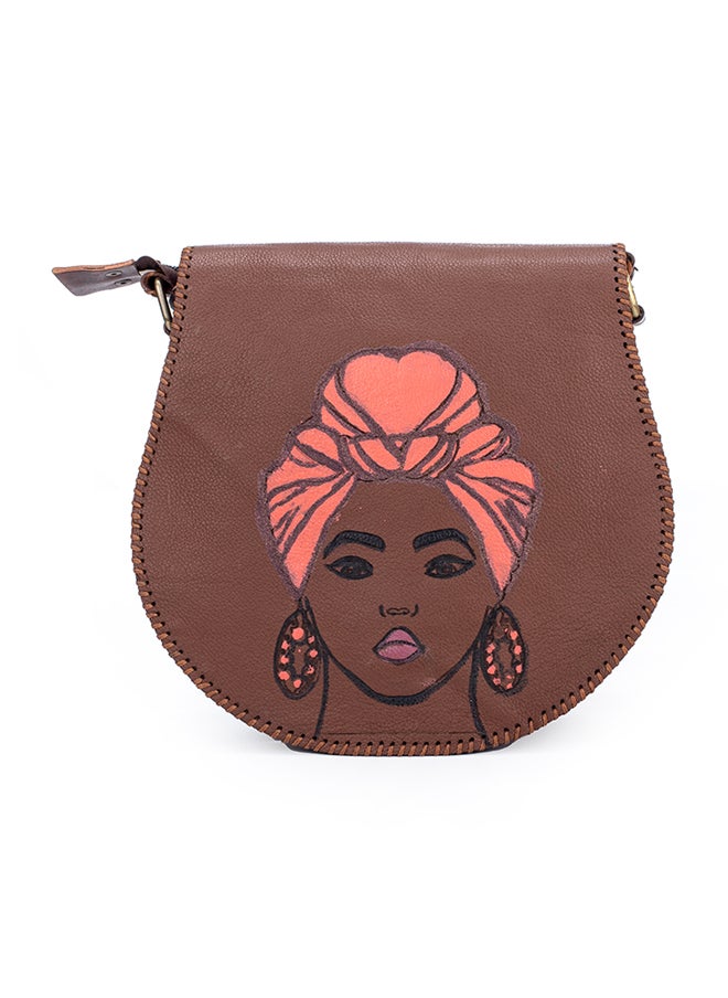 Sheer - Fashionable Leather Crossbody Bag - Image 1