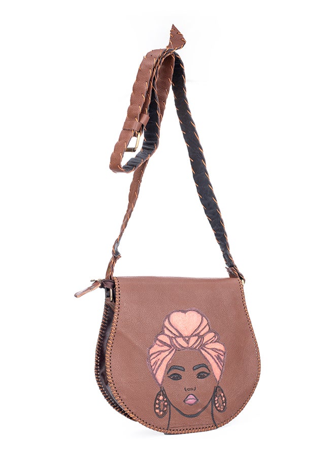 Sheer - Fashionable Leather Crossbody Bag - Image 1