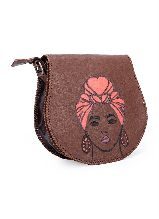 Sheer - Fashionable Leather Crossbody Bag - Image 1