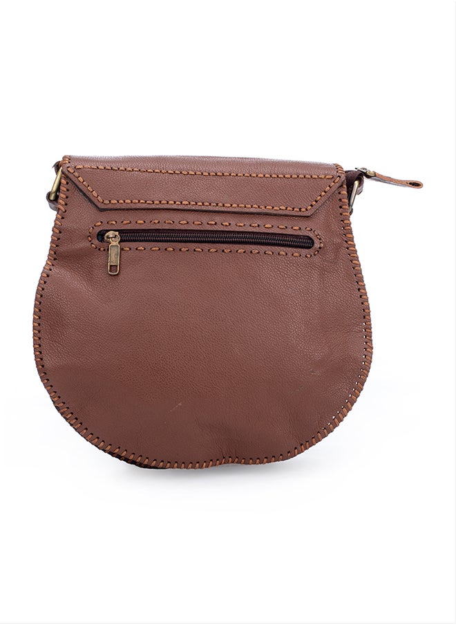 Sheer - Fashionable Leather Crossbody Bag - Image 1