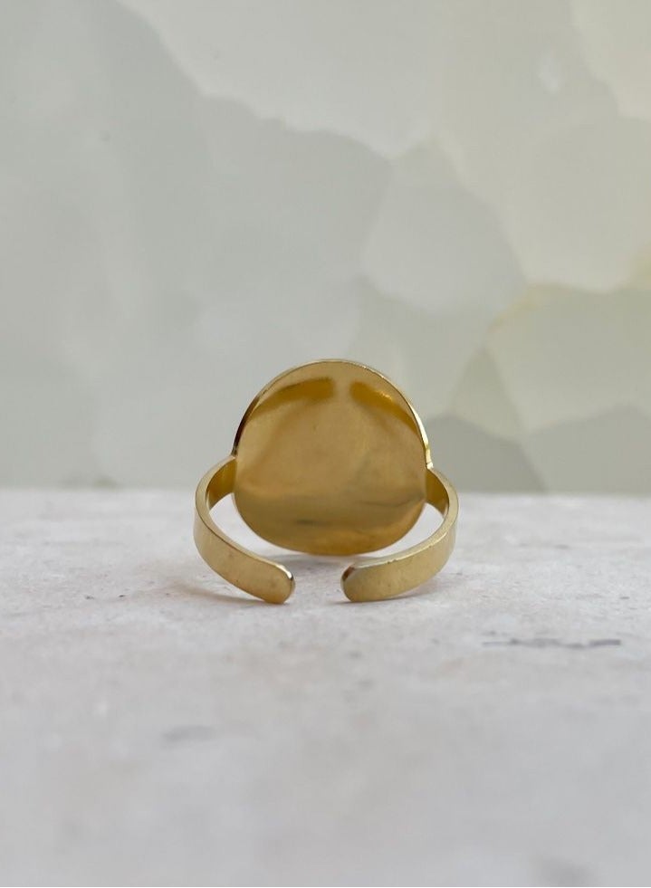 Eye of the Sun Ring - Gold