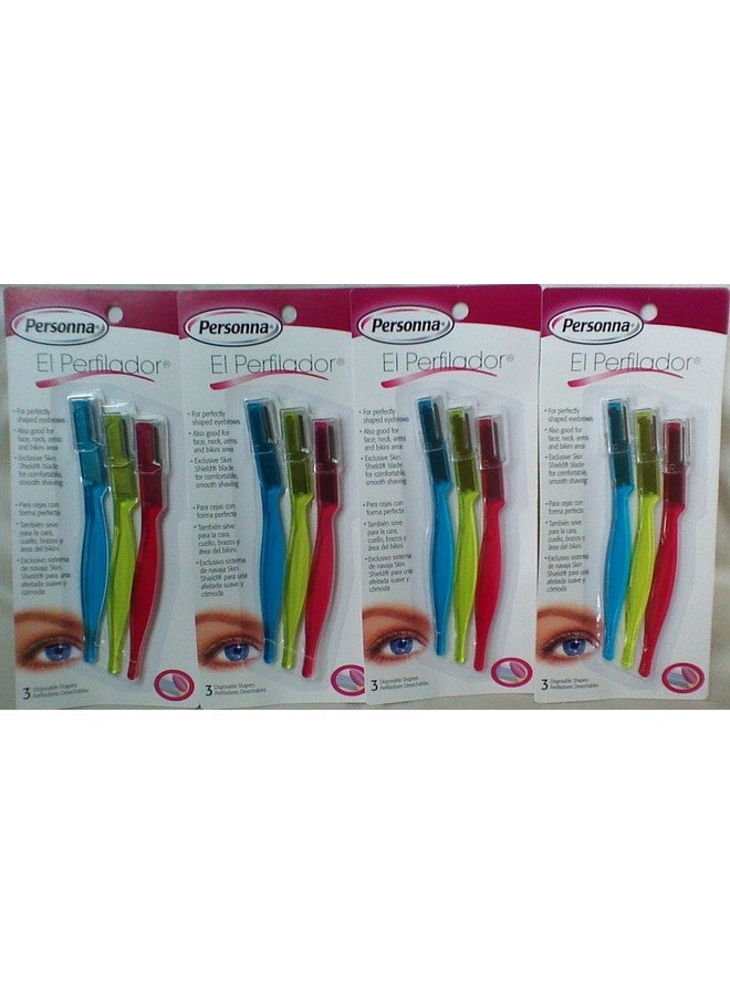 برسونا نا إل بيرفيلادور أدوات تشكيل الحواجب للاستعمال مرة واحدة، 12 بيرفيلادور.