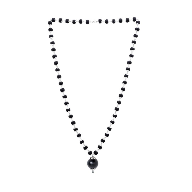 Divine Hindu Original Karungali Beads| Black Ebony Wood Beads| For Men & Women| Lab Certified Karungali Malai Wood Beads - Image 1