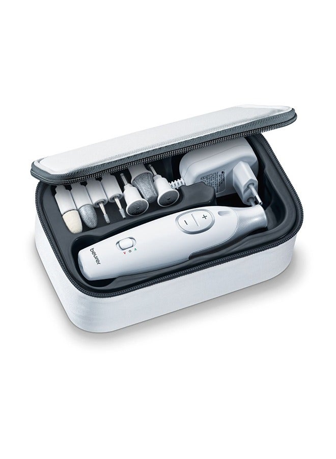 Beurer Manicure/Pedicure Set | Mp42 | Premium Device With 7 Attachments And Integrated Led Light - Image 2