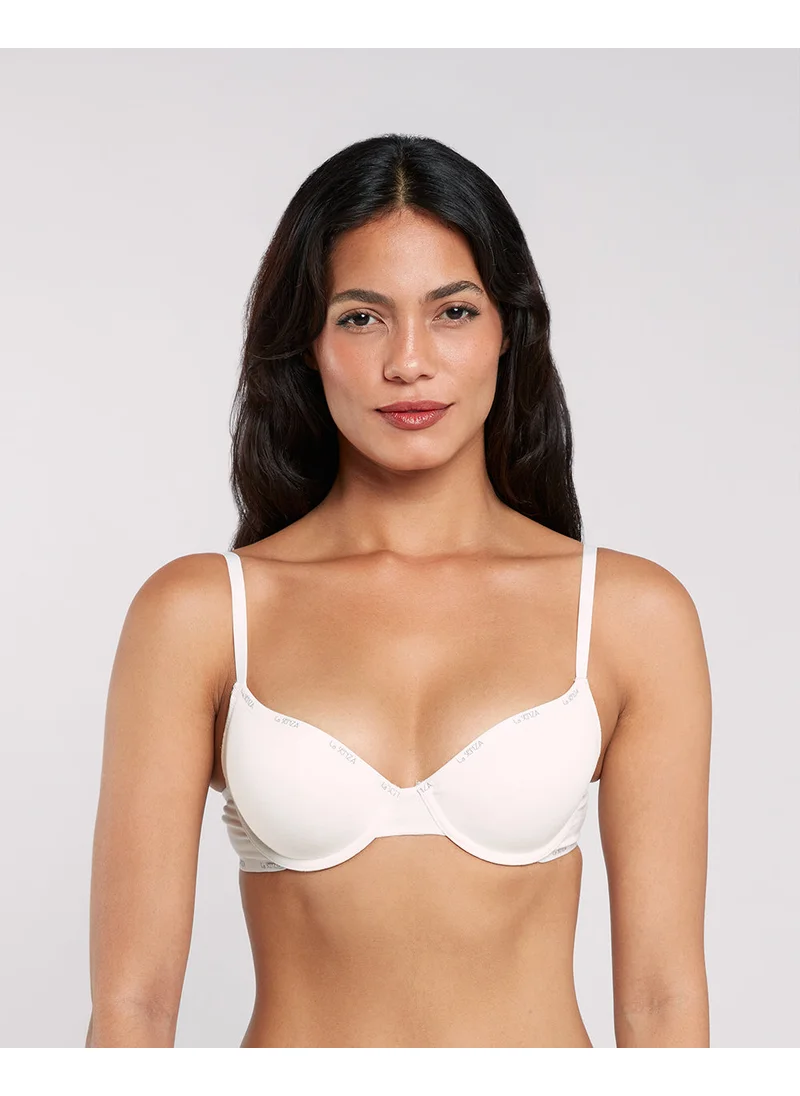 لا سينزا La Senza Lightly Lined Demi Logo Bra