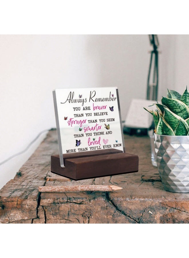 Coworker Gifts For Women Men Inspiring Inspirational Encouragement Gifts New Joy Gift Leaving Gifts For Coworker Boss Leader Colleague Friends -Clear Desk Decorative Sign for Home Office - Image 2