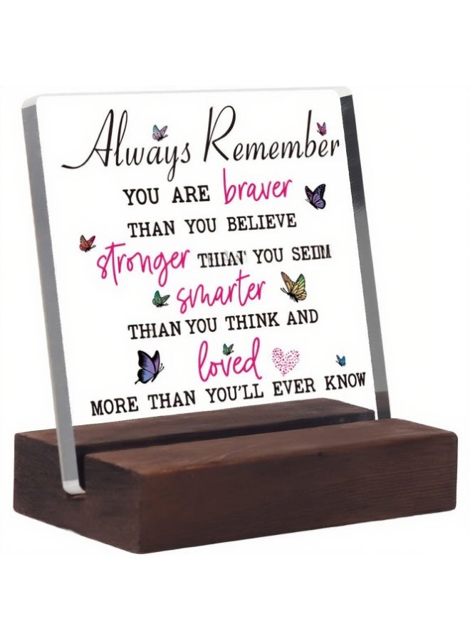 Coworker Gifts For Women Men Inspiring Inspirational Encouragement Gifts New Joy Gift Leaving Gifts For Coworker Boss Leader Colleague Friends -Clear Desk Decorative Sign for Home Office - Image 1