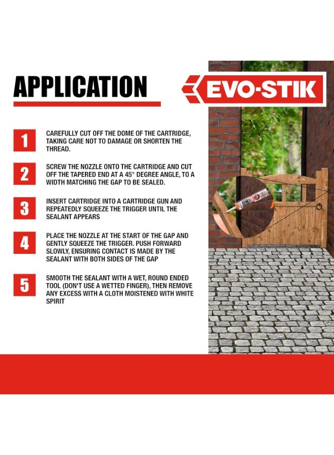 EVO-STIK The Original Sticks Like Clear All Weather Adhesive 290 ML - Image 5