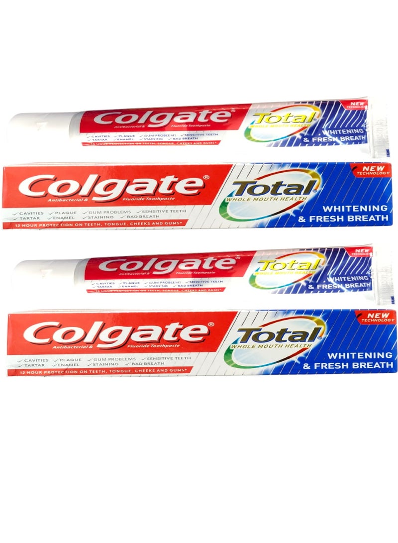 Colgate 2 pices of Colgate Total Toothpaste Whitening&Fresh Breath 2X 100ml - Image 2