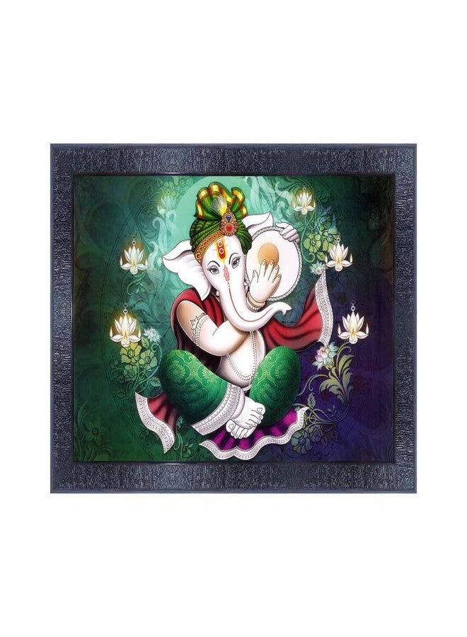 pnf Poster And Frames Ganesh Ji Wooden Photo Frame With Acrylic Sheet | For Living, Pooja Room | Home Decoration Item | Best Gifting Option (10 * 14inch,Multicolour,Synthetic) 11708 - Image 1