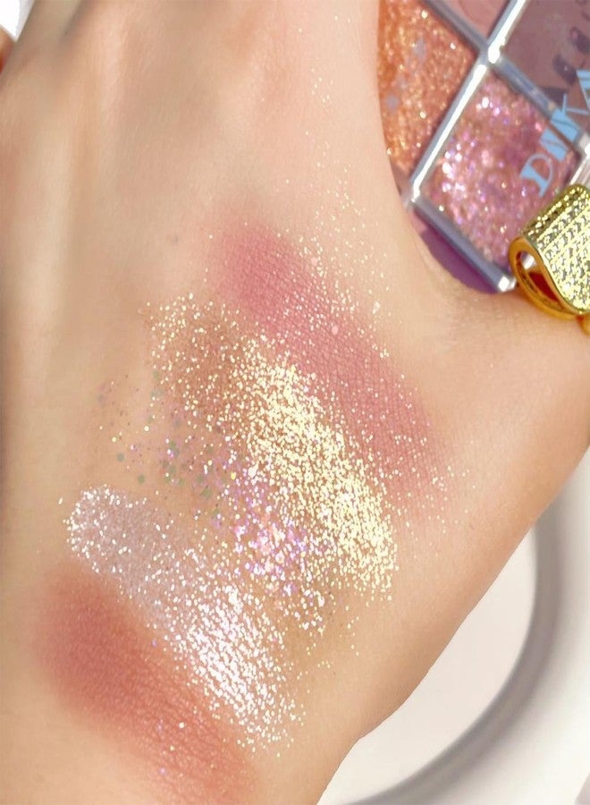 إريندي باليت ظلال العيون إيريندي بعشرة ألوان - ظلال عيون مطفية ولامعة، سهلة الدمج، غنية بالأصباغ، تمنح مظهرًا طبيعيًا، باليت ظلال عيون بألوان نيود محايدة مع فرشاة احترافية، سمر دريم لاند - Image 5