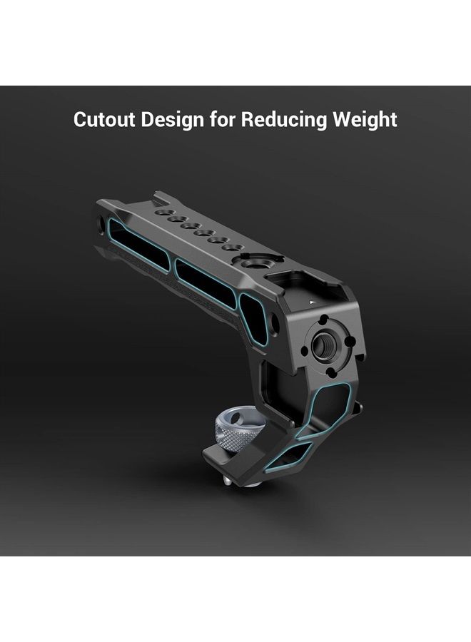 SMALLRIG SmallRig Top Handle with 3/8"-16 Locating Pins for ARRI Grip for Camera Cage, Universal Video Rig with 5 Cold Shoe Adapters to Mount DSLR Camera with Microphone/LED Light/Monitor - 3765 - Image 5
