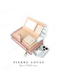 PIERRE LOUES Phone Bag For Women Crossbody,Phone Bag,Small Mobile Phone Crossbody Bag,Purse With Shoulder Strap，PU Leather,Cellphone Wallet ,Handbags,Touch Screen Mini Cell Phone With Crossbody Straps Bag  - Image 4
