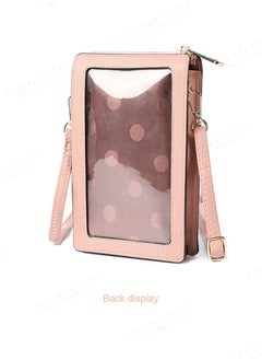 PIERRE LOUES Phone Bag For Women Crossbody,Phone Bag,Small Mobile Phone Crossbody Bag,Purse With Shoulder Strap，PU Leather,Cellphone Wallet ,Handbags,Touch Screen Mini Cell Phone With Crossbody Straps Bag  - Image 3