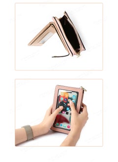 PIERRE LOUES Phone Bag For Women Crossbody,Phone Bag,Small Mobile Phone Crossbody Bag,Purse With Shoulder Strap，PU Leather,Cellphone Wallet ,Handbags,Touch Screen Mini Cell Phone With Crossbody Straps Bag  - Image 5