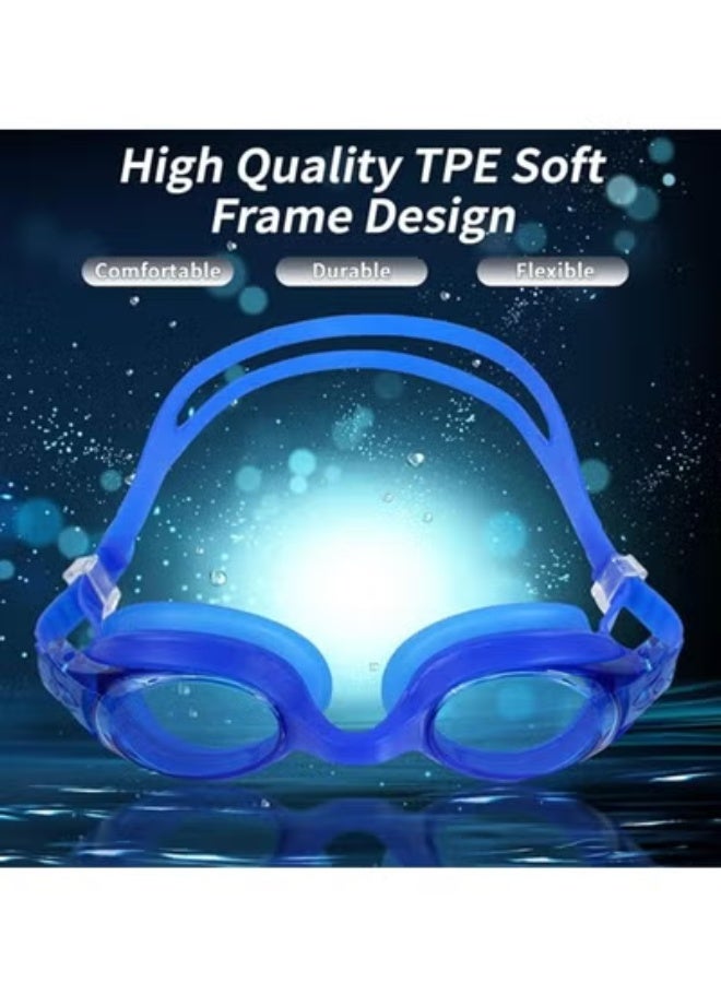 ممز بلانيت نظارات سباحة، نظارات سباحة للمياه المفتوحة مضادة للضباب وحماية من الأشعة فوق البنفسجية، لا تسرب، رؤية واضحة، نظارات سهلة التعديل للبالغين والرجال والنساء والأطفال_ نظارات سباحه -معدات سباحه - اكسسوارات سباحه - مستلزمات سباحه العاب مائيه - Image 3