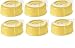 Medela 6 Medela Solid Lids Yellowsolid capbottle lidbottle solid cap for Medela Bottles - Image 2