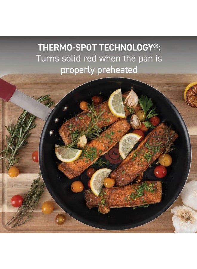 T-fal Professional VX3 Brushed Nonstick Fry Pan with Stainless Steel Handle 12 Inch, Oven Broiler Safe 400F, Cookware, Pots and Pans, Skillet, Restaurant & Business Grade, Certified NSF and CBA, Black - Image 4