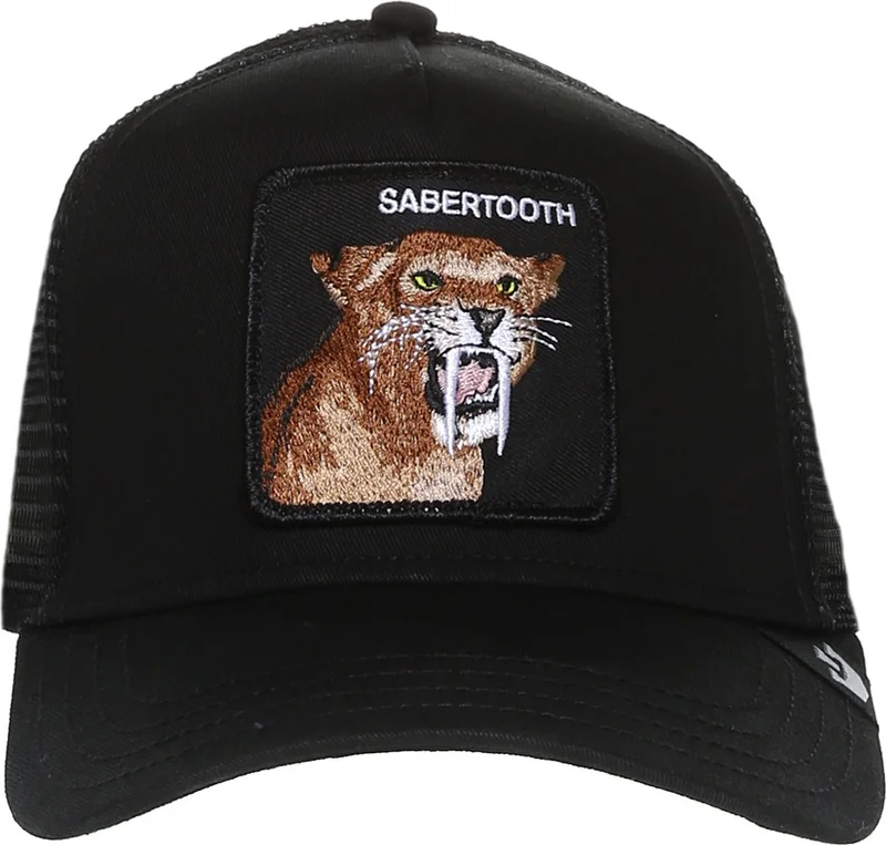 Goorin Bros Black Unisex Hat 101-0399 The Sabertooth Tiger