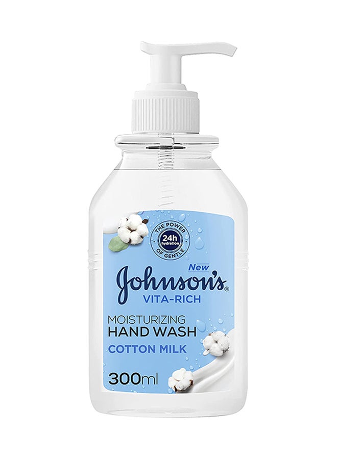 Vita Rich Moisturizing Hand Wash Cotton Milk Clear 300ml