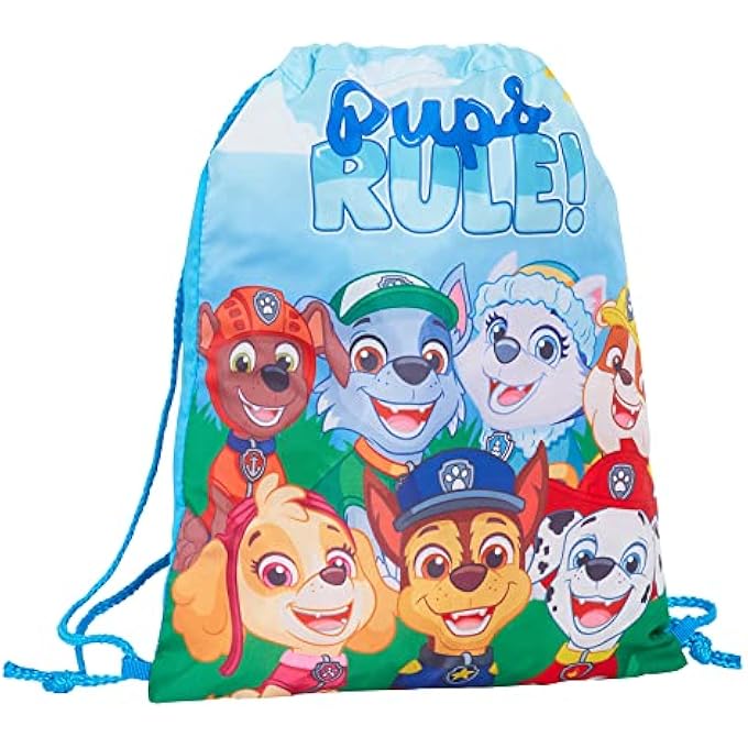 rayihni Drawstring Bag Marshall Chase PE Kit Trainer Gym Bag Kids Swim Bag Nursery Backpack - Image 1