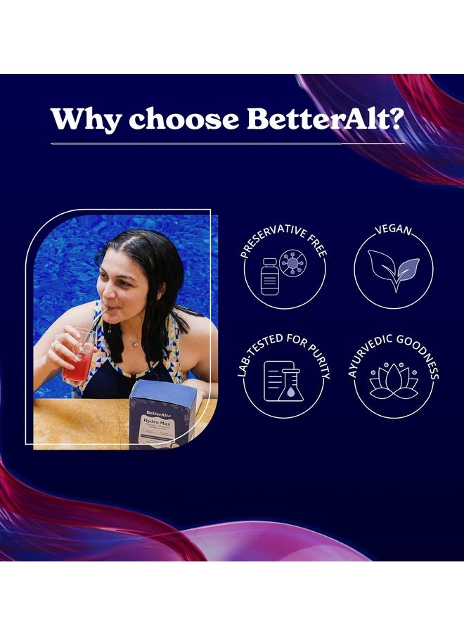 Health & Household Better Alt Hydromax Fast Hydration Electrolyte Powder Packets, Sour Candy, Hydration Drink With Quick Absorbstion, 30 Single-Serving Powder Packets  - Image 2