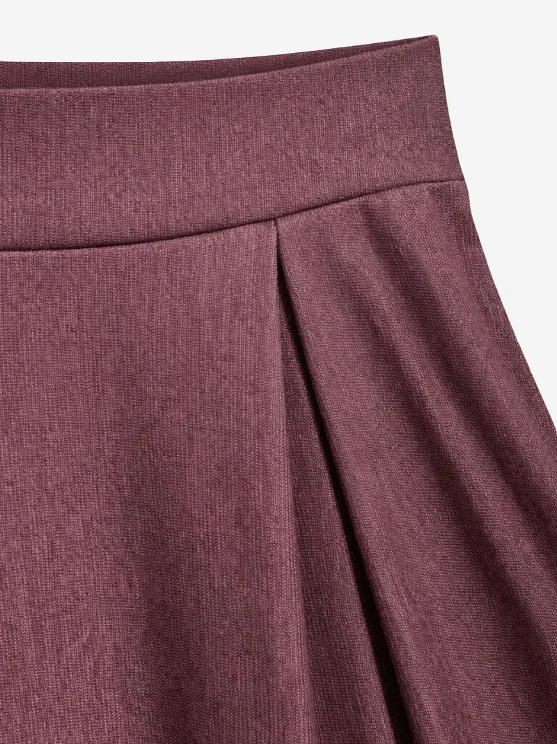 ميكسراي MIXRAY High Waist Pleated Wide Leg Trousers