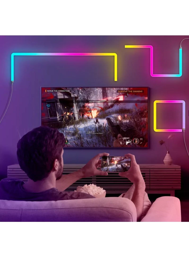 Ambient Smart wall lighting RGB LED Light BlueTooth WIFI Tuya APP Control Music Sync DIY Night Light TV Bedroom Gaming and TV bedroom Decoration - Image 3