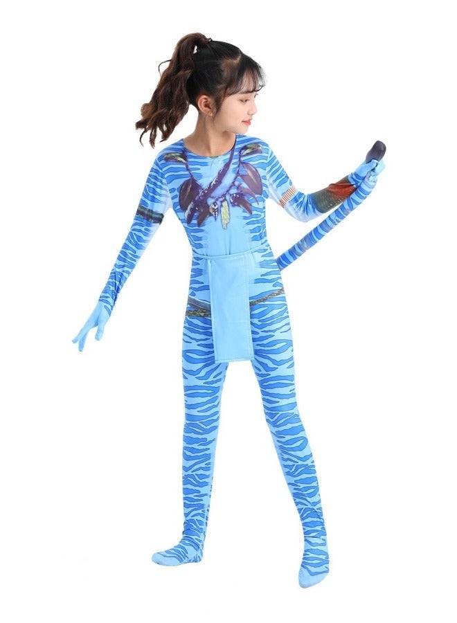 الصورة الرمزية 2 الطريق من المياه حرف حزب تأثيري زي الأطفال المرحلة الأداء زي الكبار bodysuit - Image 2