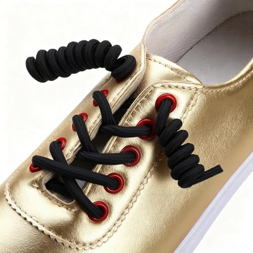 Clofiak 12Pcs Curly Elastic Shoe Laces, No Tie Shoelaces, Tieless Shoelaces, Anti-Fall for Adults Sneakers - Image 4