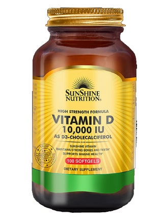 Vitamin D 10000 Iu Softgels 100's