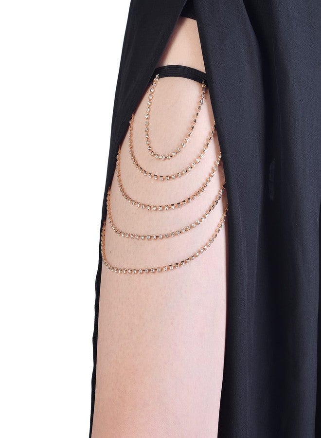 تورنيتو مجموعة تورنيتو من 4-8 قطع من سلاسل الجسم المثيرة، سلسلة للبطن والخصر، قلادة صيفية للشاطئ، بيكيني، حمالة صدر، مجوهرات للجسم للنساء، لون ذهبي، سبيكة صلبة، زركونيا مكعبة - Image 5